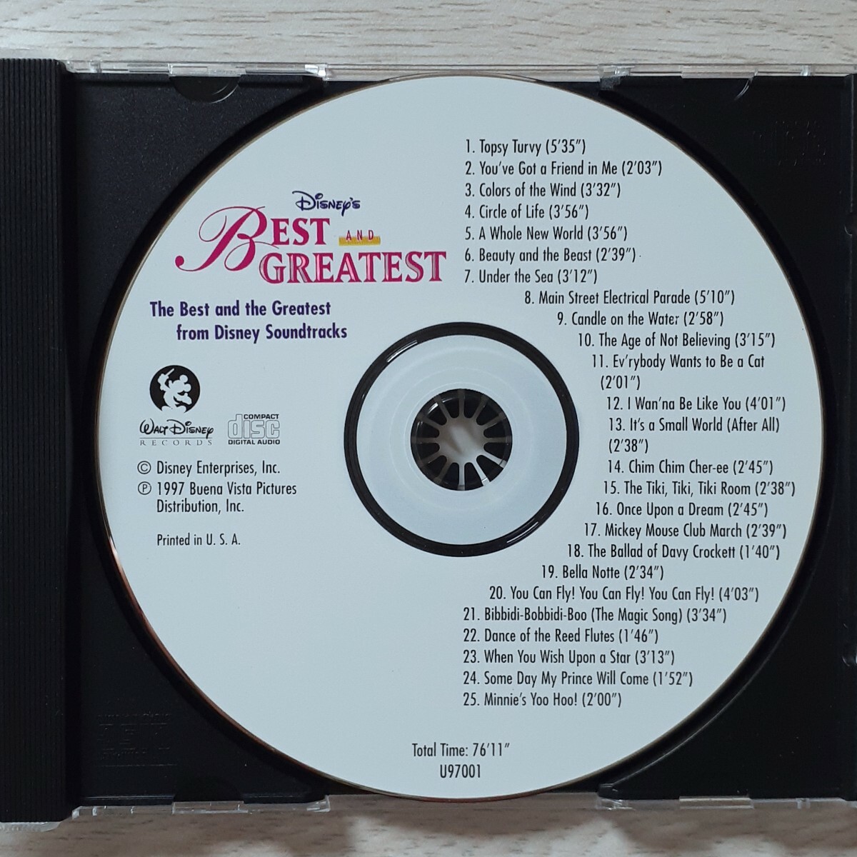 ディズニー ベスト＆グレイテスト CD Disneys The Best and the Greatest from Disney Soundtracks_画像3