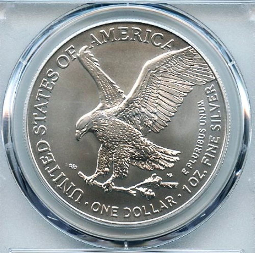 ★★ 最高鑑定 シルバーイーグル 2022 MLBレジェンド Goose Gossage 直筆サイン １$ .999銀貨 PCGS MS70 First Strike ★★_画像4