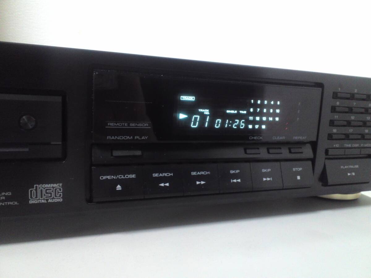 ♪♪KENWOOD 　CDプレーヤー　DP-3010 リモコン付　動作品♪♪_画像3