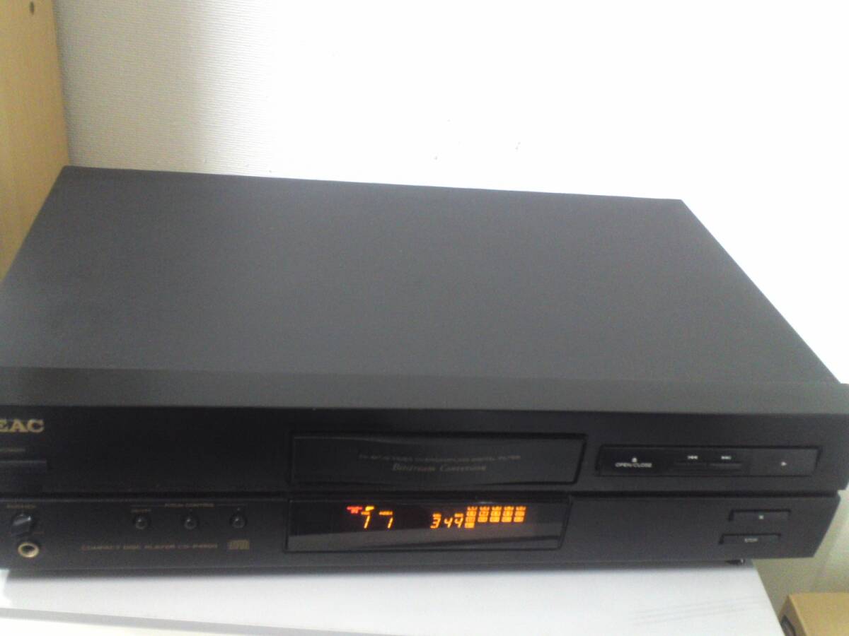 ♪♪TEAC  CDプレーヤー CD-P4500 リモコン付 動作品♪♪の画像5