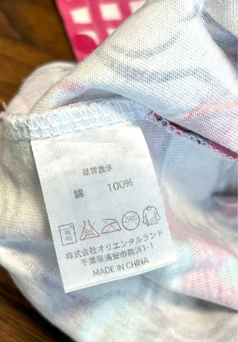 デイジーダック ディズニー ランド 半袖 Tシャツ 100 ピンク コットン 東京ディズニーリゾート ディズニーリゾート
