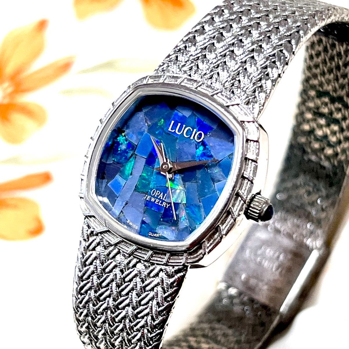 美しい LUCIO OPAL オパール ジュエリーレディース腕時計 電池 美しい LUCIO OPAL オパール ジュエリーレディース腕時計 電池
