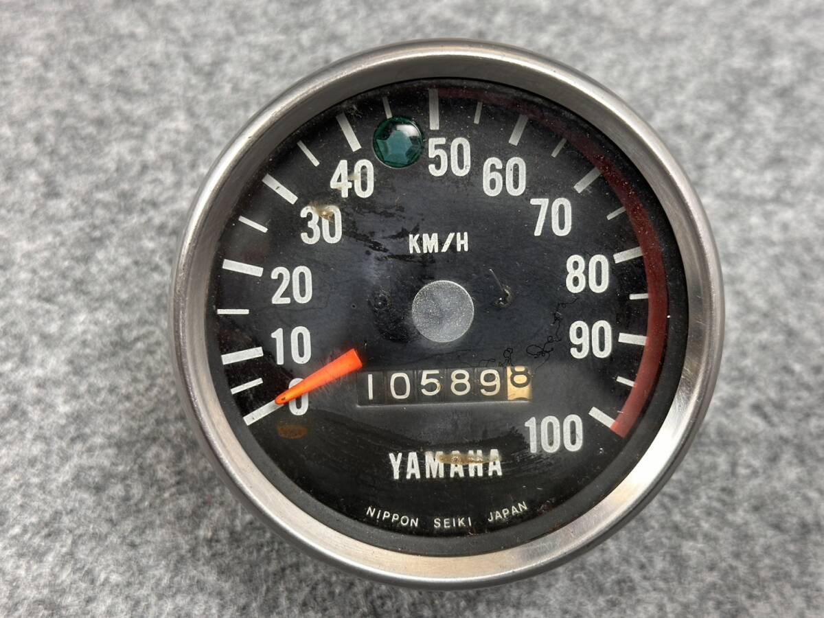 ◆R80 売切り! 希少 レア ヤマハ GT50 GT80 ミニトレ 純正 スピードメーター 速度計 の画像2