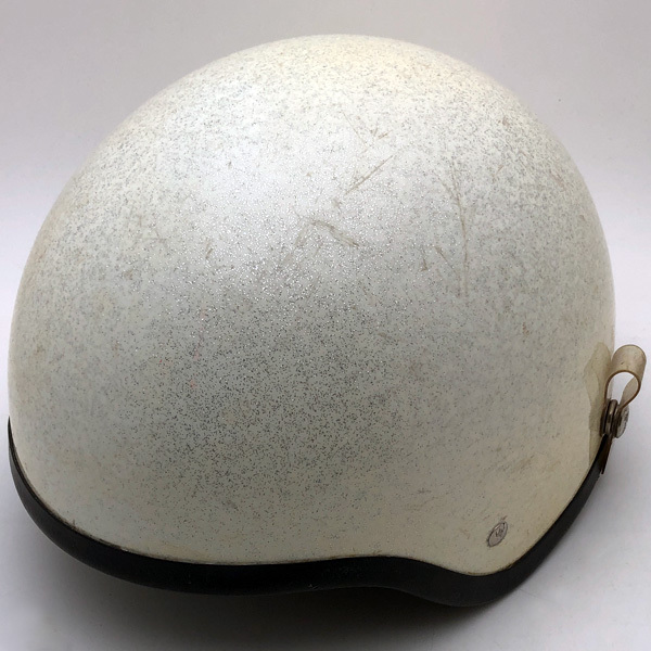 送料無料 60's BELL TOPTEX WHITE 59cm/ベルビンテージヘルメットshortyショーティーbucoブコtravelerトラベラーガーディアン半ヘルmchal_画像1