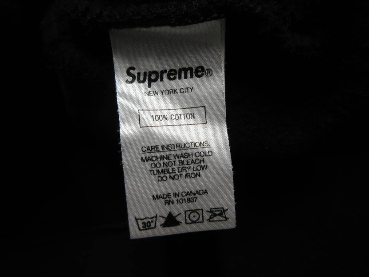 1000円スタート シュプリーム Supreme XXL Hooded Sweatshirt パーカー　黒S_画像6