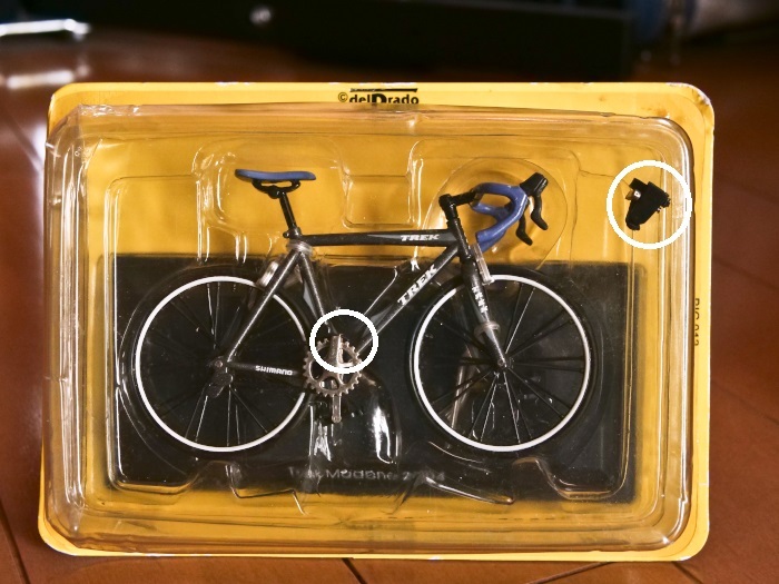 del Prado Collection [ unused * unopened goods ] search : bicycle road bike miniature figure TREK