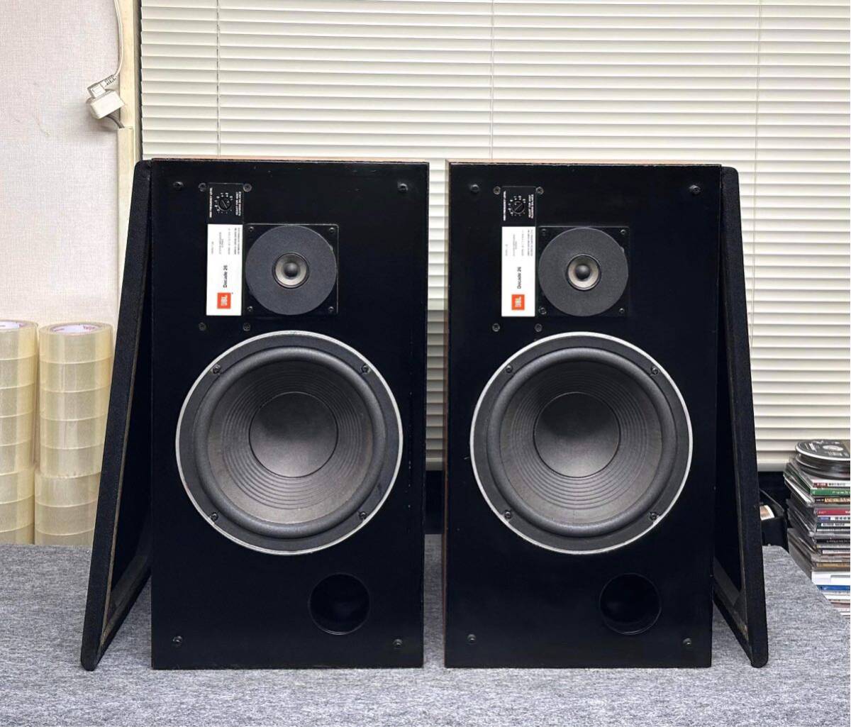 JBL L26 DECADE スピーカーペア。動作品(新しいウレタンエッジ交換済み)