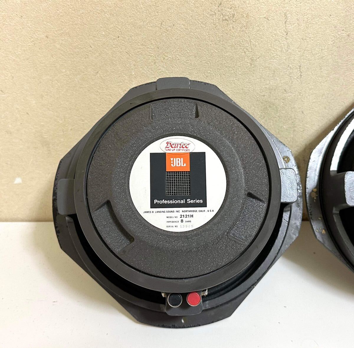 JBL 2121H unit pair.( operation excellent )( new urethane edge replaced )(JBL 4343,JBL 4343B correspondence )