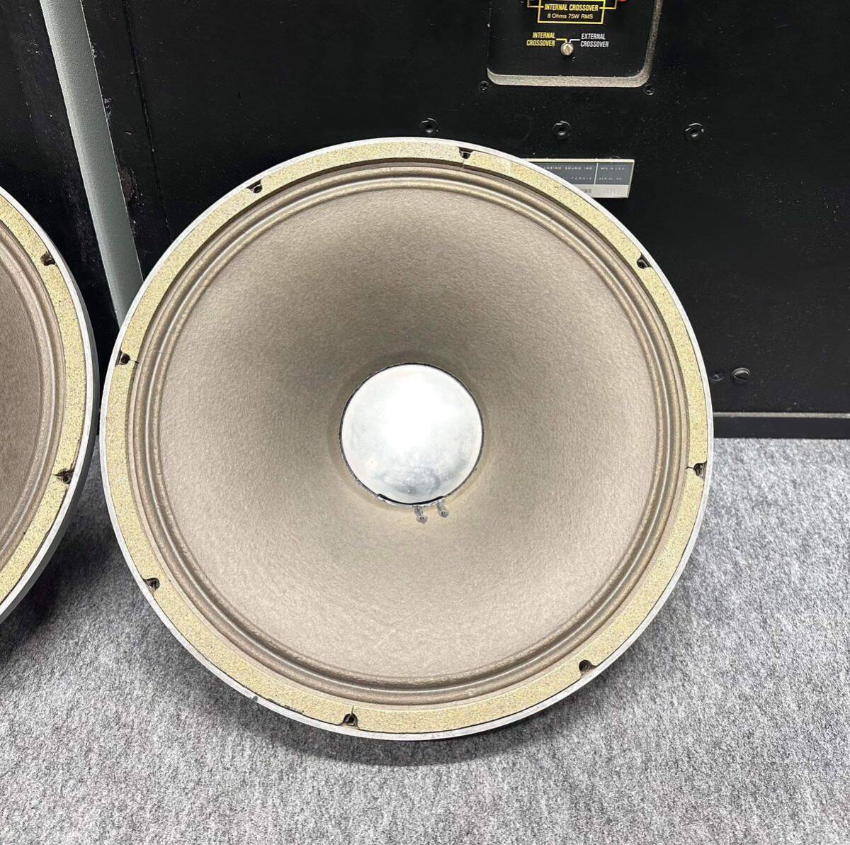 JBL D130 16Ωアルニコ ユニットペア 。(動作良好)(美品)