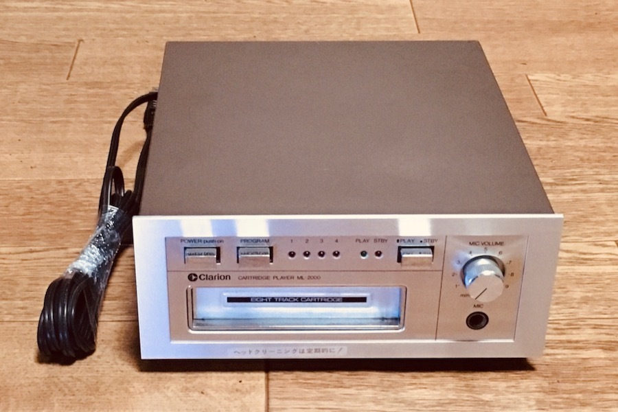 ◆8トラック・デッキ(8トラ)◆Clarion CARTRIDGE PLAYER ML-2000A (再生専用動作良好) 8トラテープのデジタル化に!◆の画像6