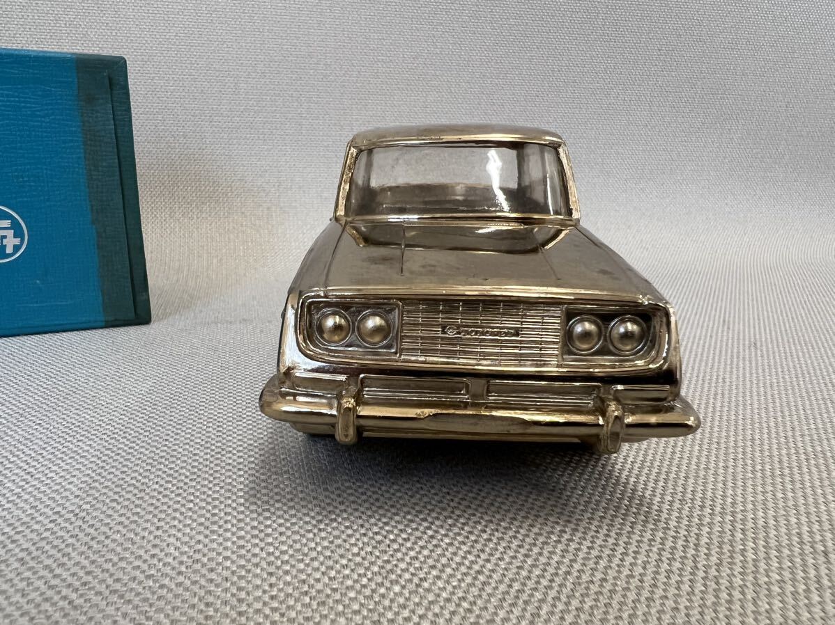  that time thing made of metal Toyopet Corona Deluxe cigarette case original box smoke . inserting ornament minicar rare retro 