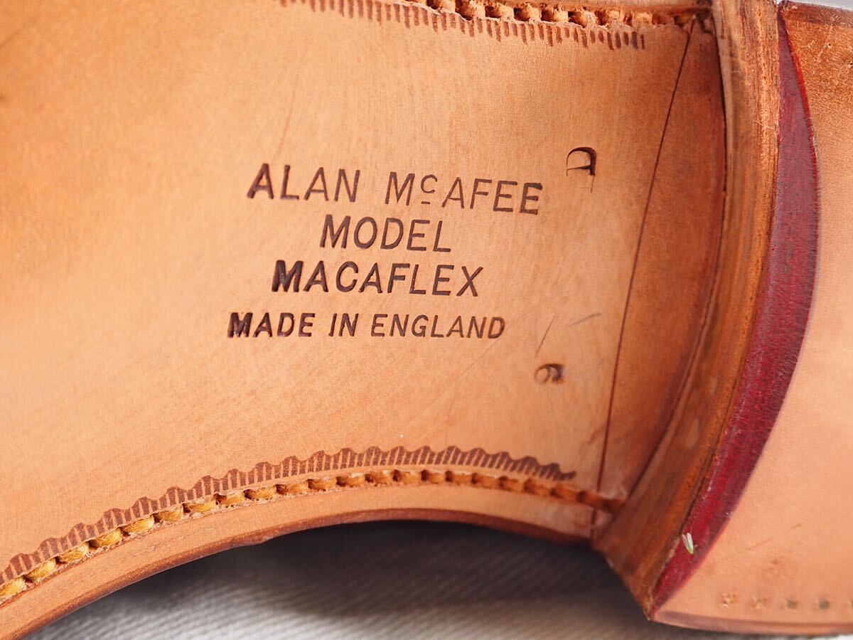 80s Alan McAfee Monk strap shoesアランマカフィーモンクスラップシューズ チャーチ製の画像9