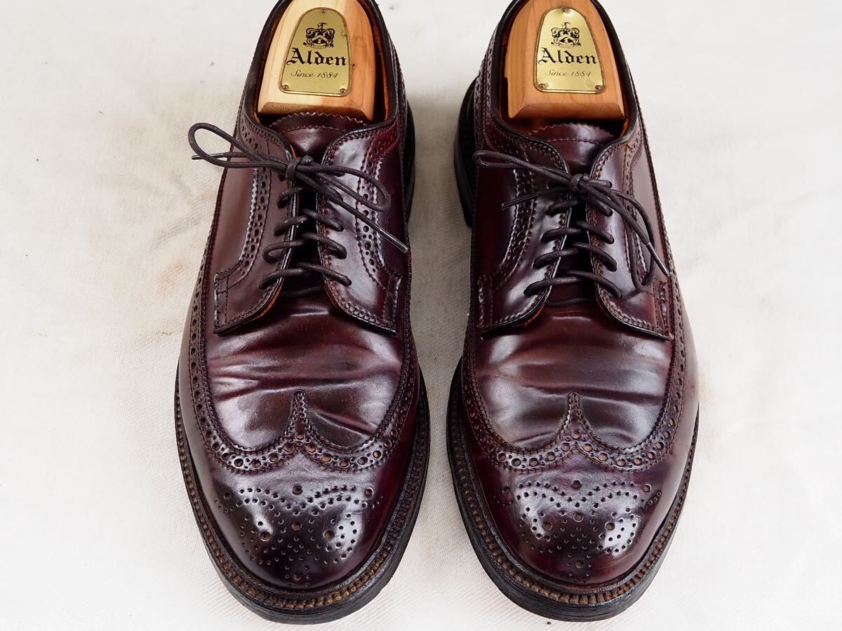 Alden 975 Cordovan Long Wing Bluche オールデン コードバン Alden 975 Cordovan Long Wing Bluche オールデン コードバン