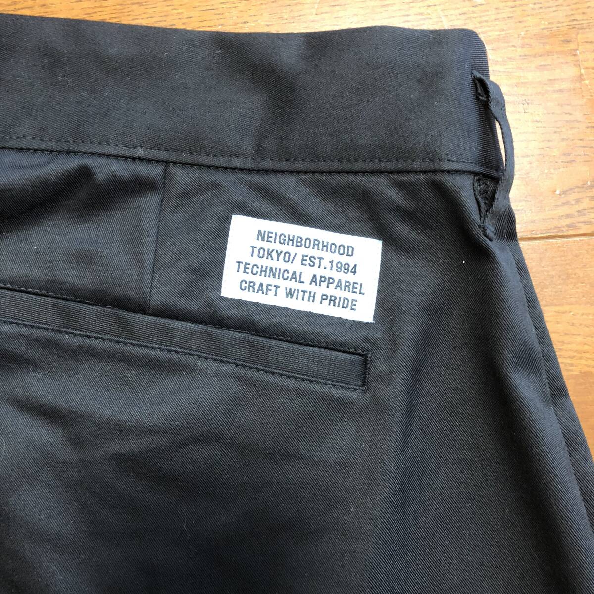 NEIGHBORHOOD BAGGY CE-PT pants ネイバーフッド バギーパンツ 黒 新品未使用の画像8