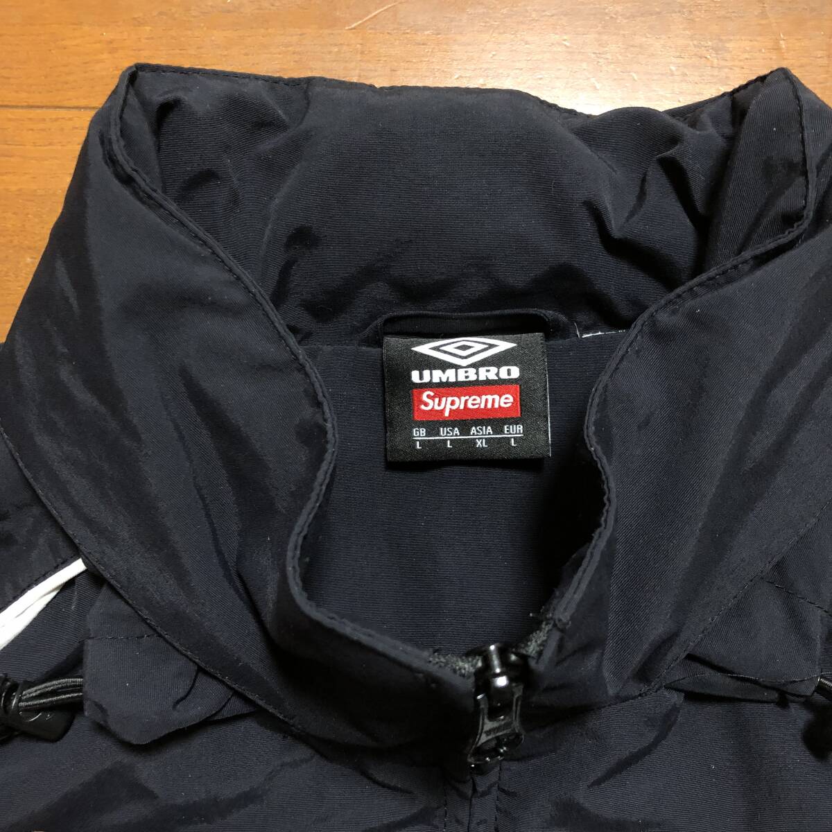 SUPREME Umbro Track Jacket シュプリーム アンブロ トラッカージャケット ジャンパー ブラック 未使用に近いの画像3