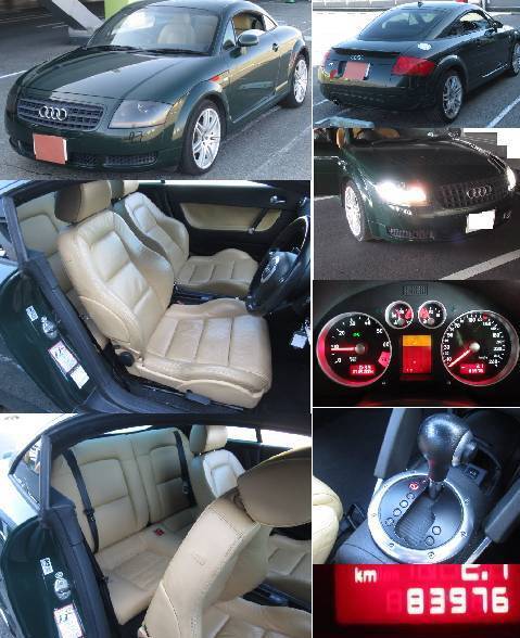 [Rmdup40696] Audi TT 8N series left front seat leather yellow group used good goods conform . approval (8NBVR/8NAUQ/8NBHEF/ coupe / passenger's seat / seat )