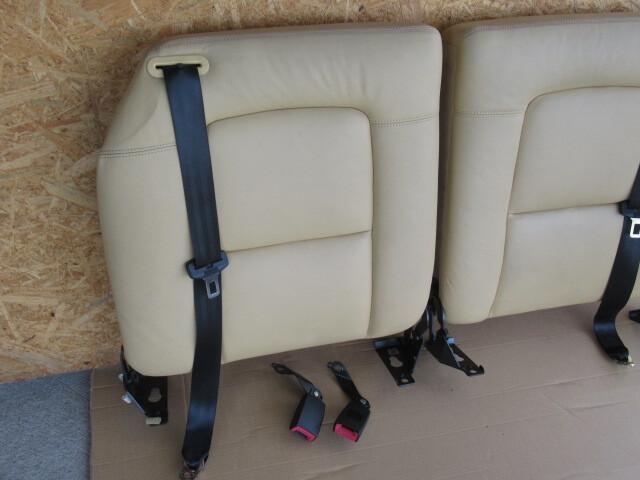 [Rmdup40695] Audi TT 8N series rear seats complete set leather yellow group conform . approval (8NBVR/8NAUQ/8NBHEF/ coupe / after part seat / bearing surface / the back side /.. sause )