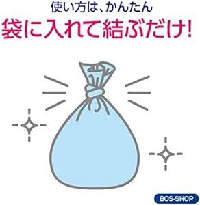 驚異の防臭袋 BOS (ボス) うんちが臭わない袋 2個セット 猫用うんち処理袋【袋カラー：ブルー】 (Mサイズ 90枚入_画像4