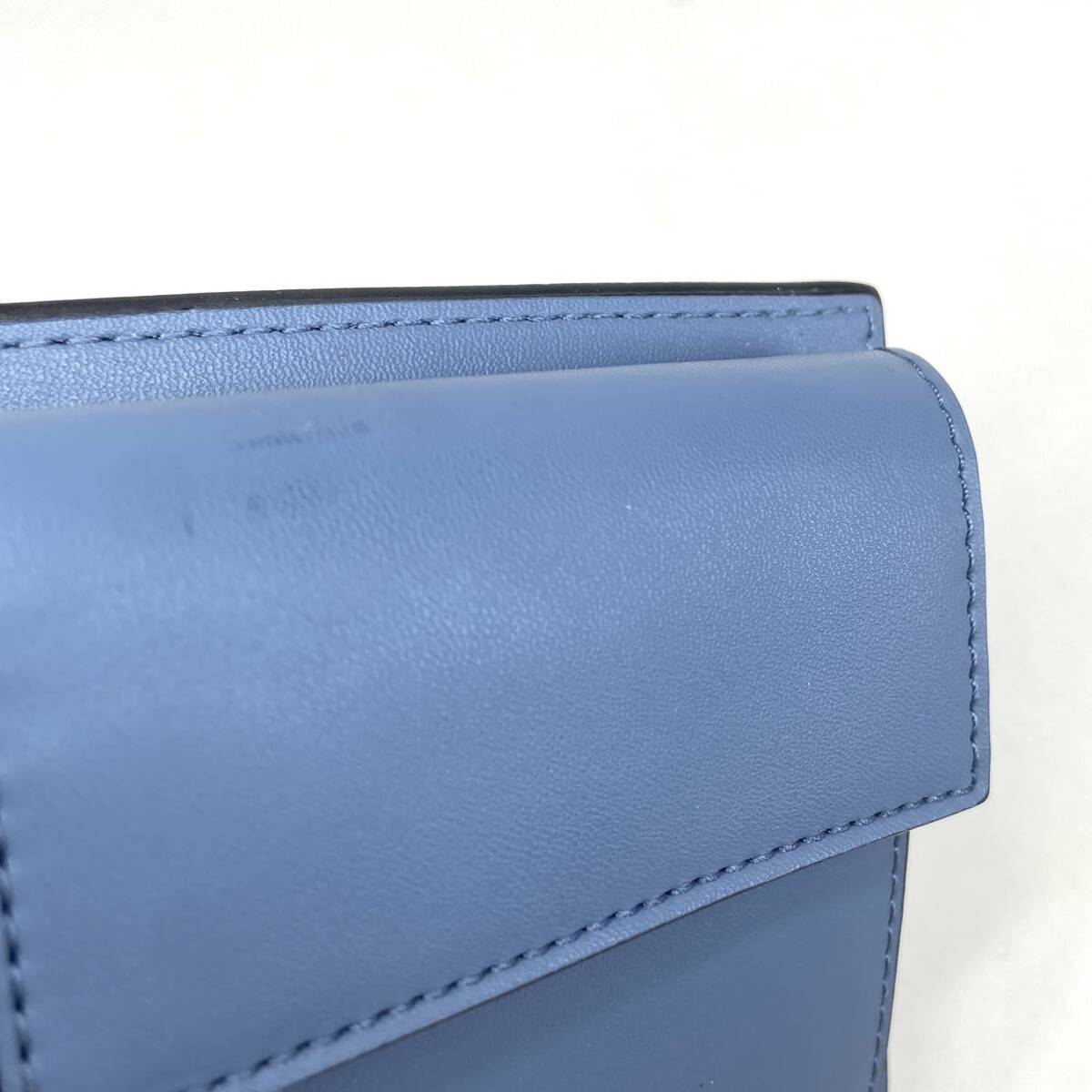 【新品未使用】MICHAEL KORS マイケルコース 二つ折り財布 レザー ブルー a274の画像7