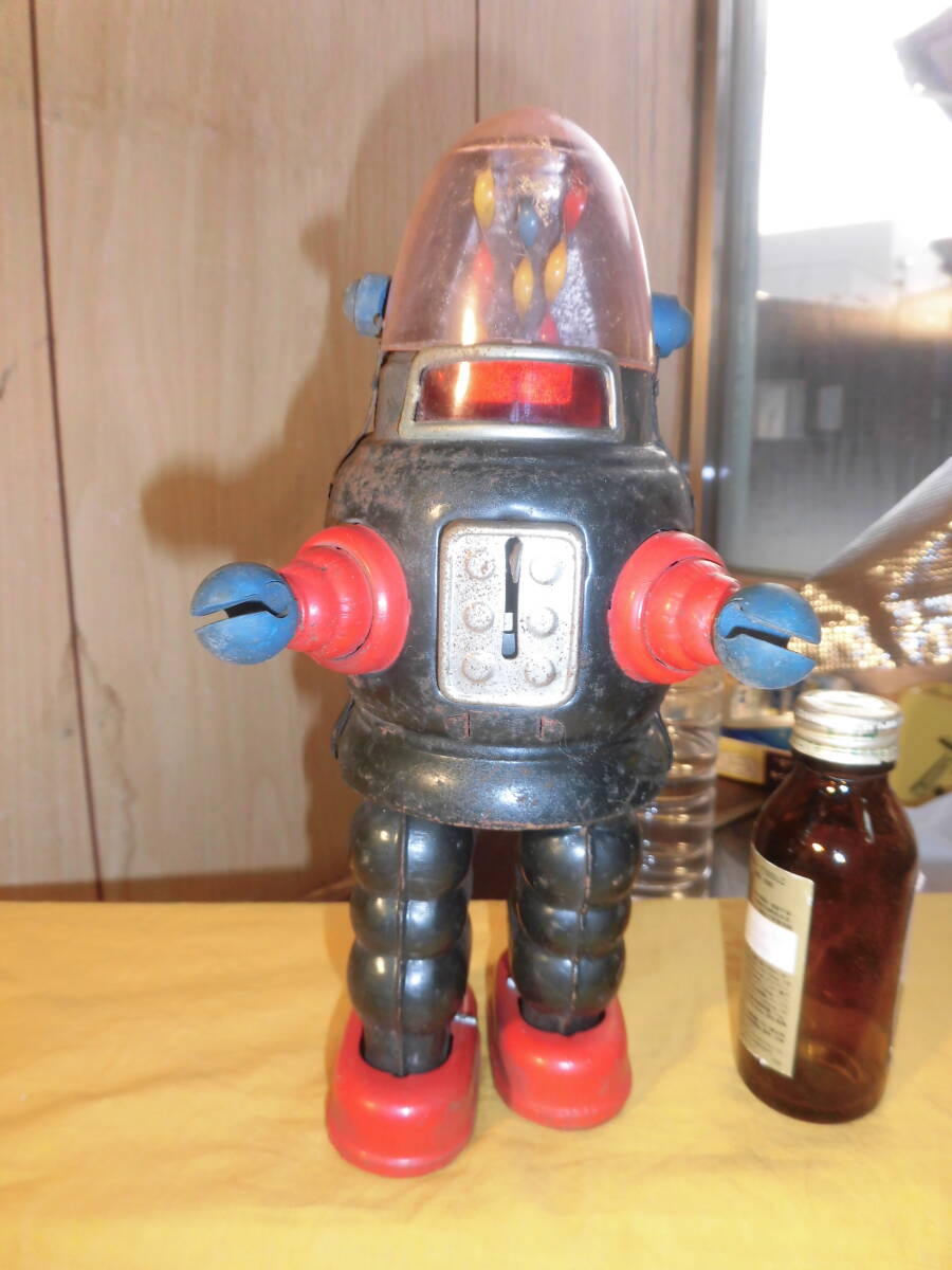①当時物 ブリキ ヨネザワ ムーンロボット MOON ROBOT おもちゃ 動作品 昭和レトロ フォトアップ画像あり状態などご確認下さいの画像3