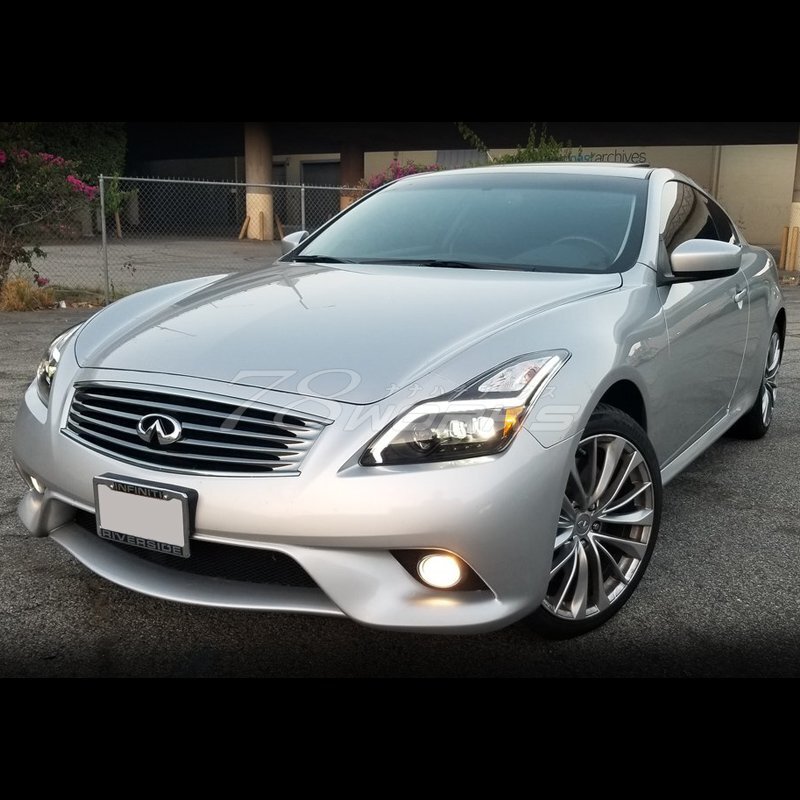 在庫あり V36 スカイラインクーペ 流れるウインカー ヘッドライト ブラック 前期 後期 CKV36 G37 Q60 右側 左側 新品 純正 交換 78WORKS_画像6