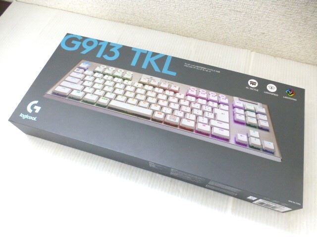 [35356]* consumer electronics game Logicool ge-ming keyboard numeric keypad less wireless G913 TKL present condition goods *