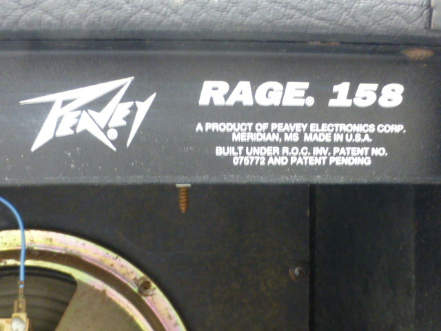 【35428】◆楽器 アンプ PEAVEY/ピーヴィー ギターアンプ RAGE 158 現状品◆の画像10