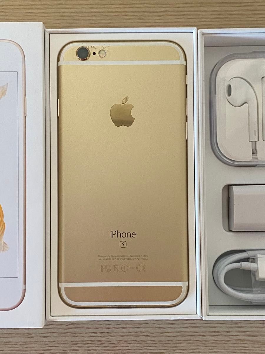 美品　<動作確認済み>iPhone6s 64GB SIMフリー Gold 即日発送