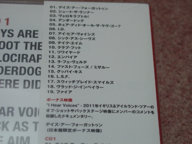 廃盤未開封DVD+2CD●カサビアン ライヴ・アット・ジ・オーツー 初回限定盤●KASABIAN LIVE AT THE O2/ヴェロキラプトル!/ファイアー_画像5