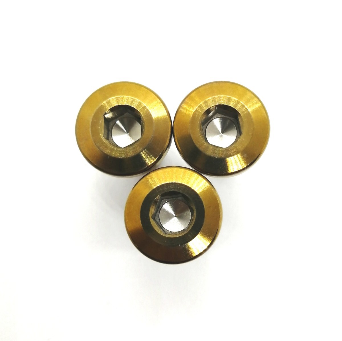 64 titanium M8 P1.25 22mm тормоз диск болт 3шт.@ titanium сплав Ti6Al4V