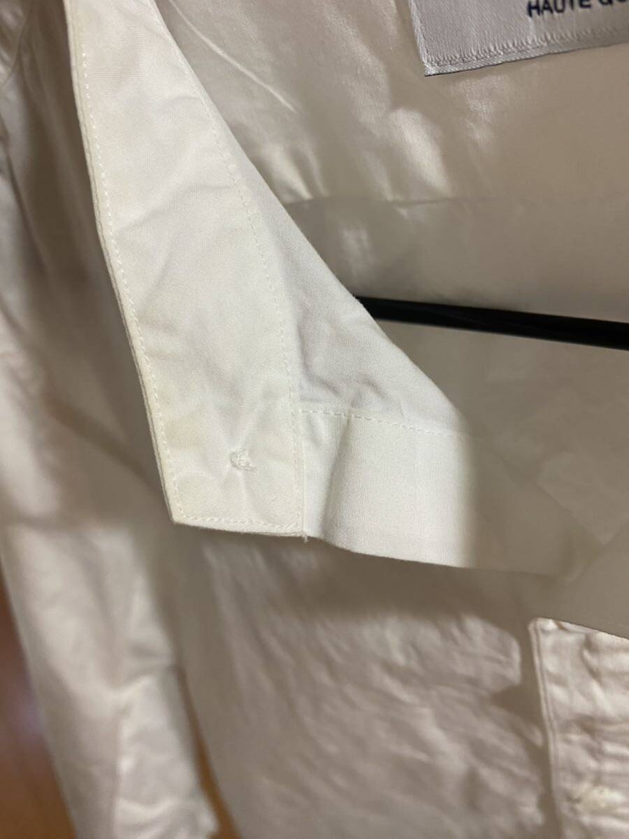 エディフィス EDIFICE メンズ シャツ白 長袖シャツ Made in Japan サイズ46ホワイトの画像5