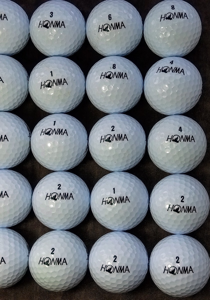 ◆HONMAロストボール◆人気のロストボール HONMA D1  合計20個セット (綺麗と思います) いかがですか？の画像2