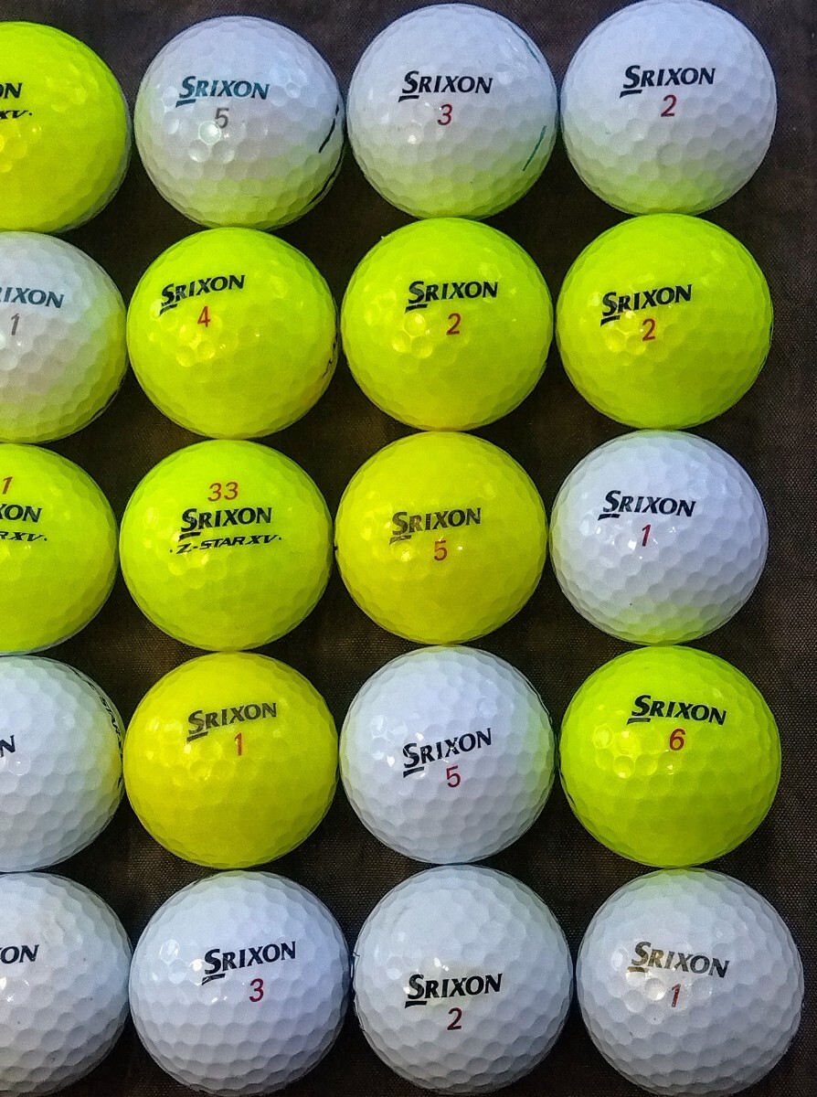 ◆SRIXONロストボール ◆大人気のSRIXON Z-STARXV 16個　X2 2個　EX 2個　　 　合計20個セット いかがですか？