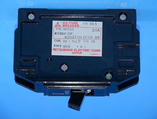  Mitsubishi Electric BH-K 1P30A (BH-K 1POLE 30A) distribution board for blocking vessel (no- fuse breaker )