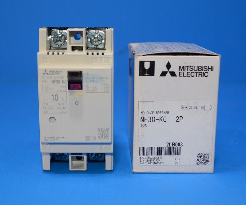  Mitsubishi Electric NF30-KC 2P10Ano- fuse breaker (NFB)