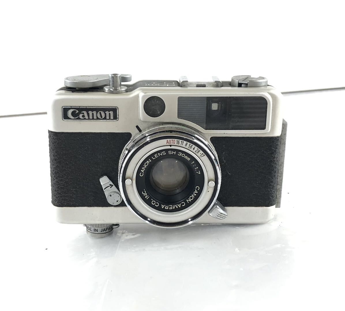 【HM1183】CANON キャノン demi EE17 フィルムカメラ CANON LENS SH 30㎜ 1:1.7 CANON CAMERA CO., INC. レンズ の画像1