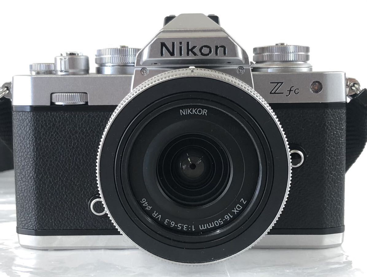 【SKT4858】通電OK Nikon ニコン Z fc デジタルカメラ NIKKOR Z DX 16-50㎜ 1:3.5-6.6 VR φ46 レンズ 箱 付属品付きの画像3