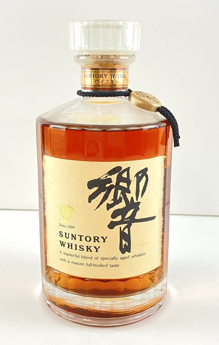 【STK4869】 未開封 SUNTORY サントリー 響 HIBIKI WHISKY ウイスキー 裏ゴールドラベル クリアキャップ 43% 700ml 古酒 お酒_画像1