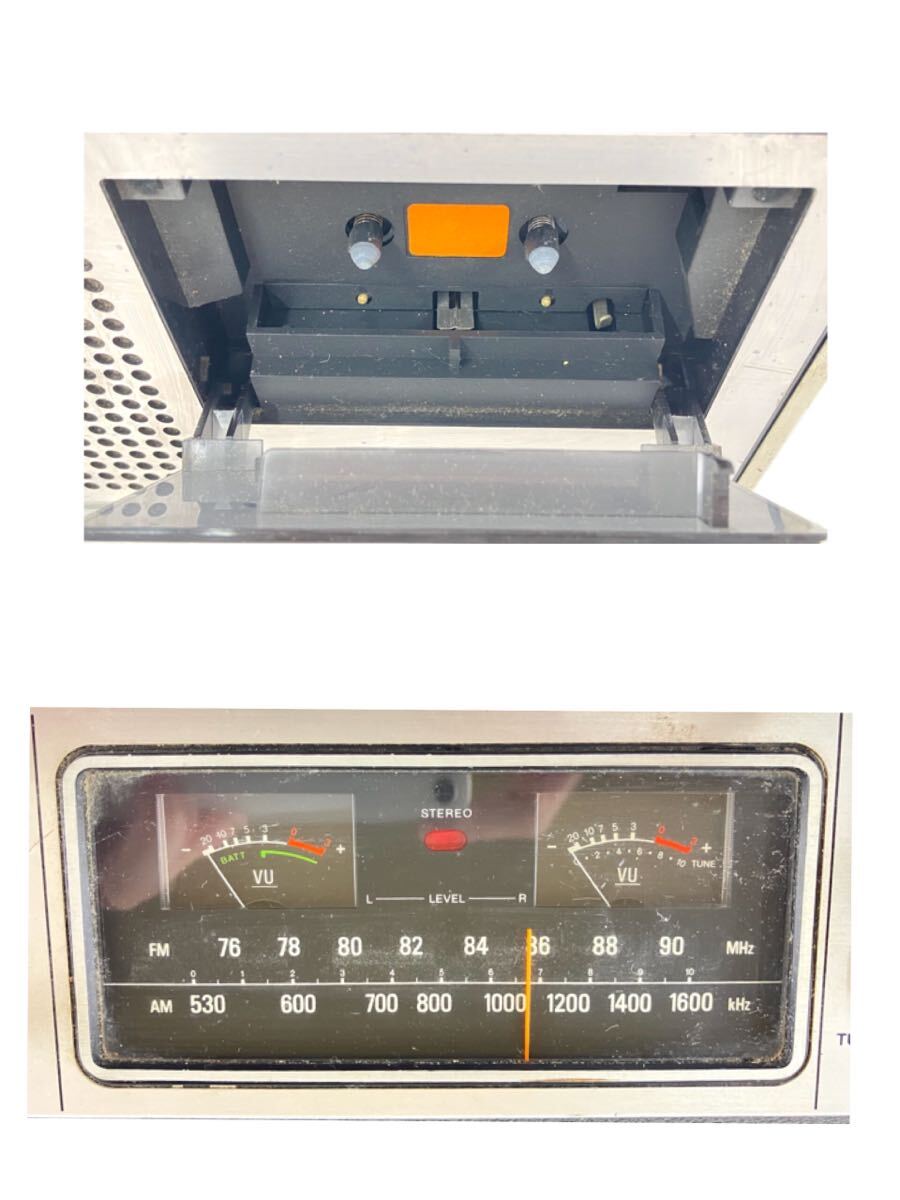 [HM1185] junk SONY Sony CF-2700 stereo cassette recorder radio-cassette FM/AMtenske audio sound equipment Showa Retro 