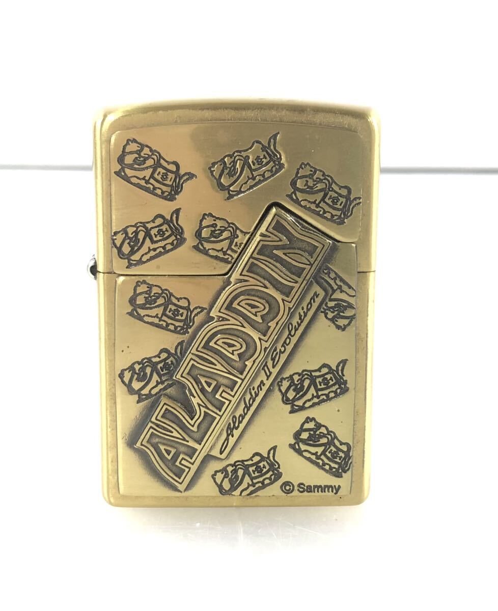 【HM1177】ZIPPO ジッポー ALADDIN アラジン Ⅱ エボリューションSammy 2005年 オイルライター No.0185 喫煙具 喫煙グッズ ライター の画像1