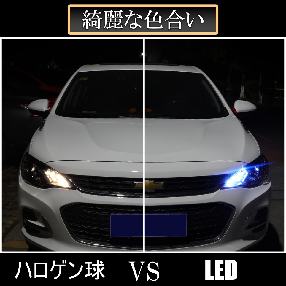 ホワイト 超爆光 T10/T15/T16 LED ポジション バックランプ LEDバルブ 無極性 キャンセラー 2個 _画像4