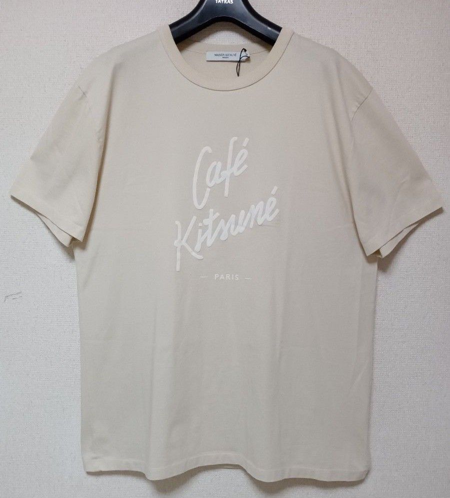 MAISON KITSUNEメゾンキツネ新品未使用Tシャツ半袖オフホワイトサイズXL