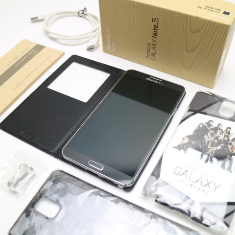 超美品 SC-01F GALAXY Note 3 ブラック 即日発送 スマホ SAMSUNG DoCoMo 本体 白ロム あすつく 土日祝発送OK_画像1