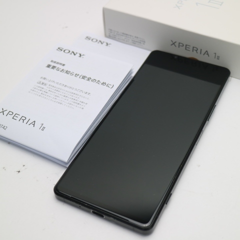 美品 SIMフリー Xperia 1 II XQ-AT42 フロストブラック スマホ 白ロム 本体 即日発送 土日祝発送OK あすつく_画像1