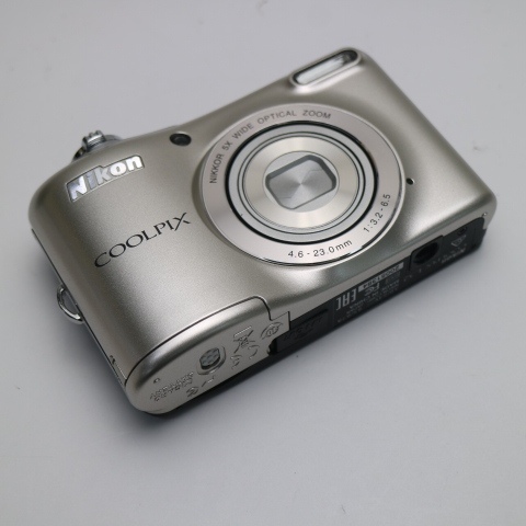 新品同様 COOLPIX L32 シルバー 即日発送 コンデジ Nikon 本体 あすつく 土日祝発送OK_画像1