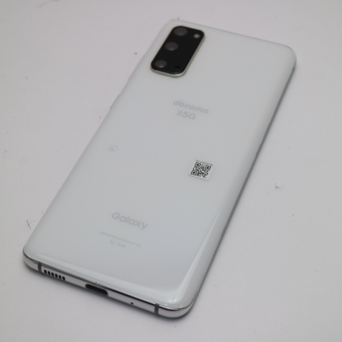 美品 SC-51A Galaxy S20 5G クラウドホワイト スマホ 白ロム 中古 あすつく 土日祝発送OK_画像2