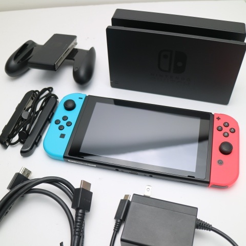 美品 Nintendo Switch ネオンブルーネオンレッド 即日発送 あすつく 土日祝発送OK_画像1