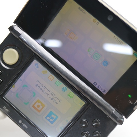 美品 ニンテンドー3DS コスモブラック 即日発送 game 任天堂 本体 あすつく 土日祝発送OK_画像3