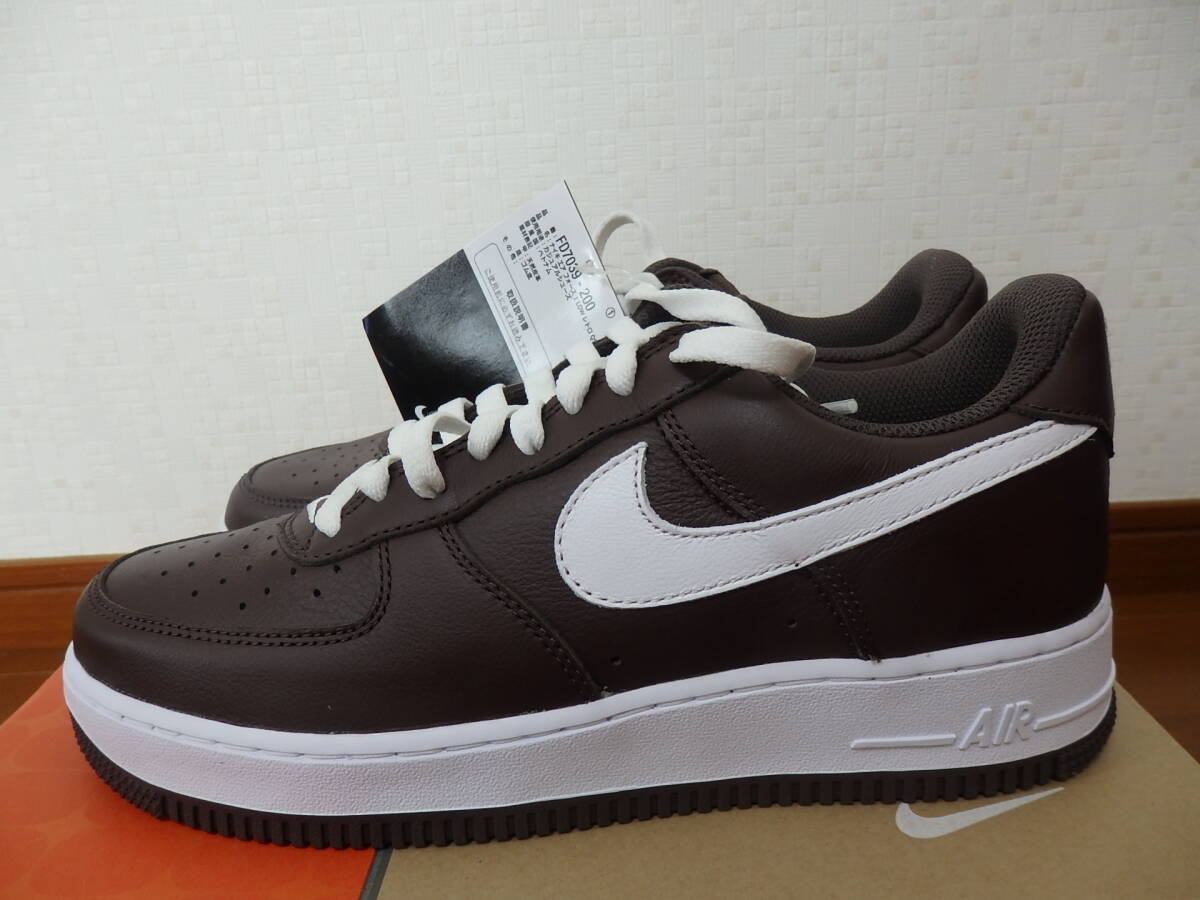 即決 レア！限定！ 新品 NIKE ナイキ AIR FORCE 1 '07 LOW RETRO COLOR OF THE MONTH エアフォース１ チョコレート 29.0cm♪25周年♪40周年_画像1