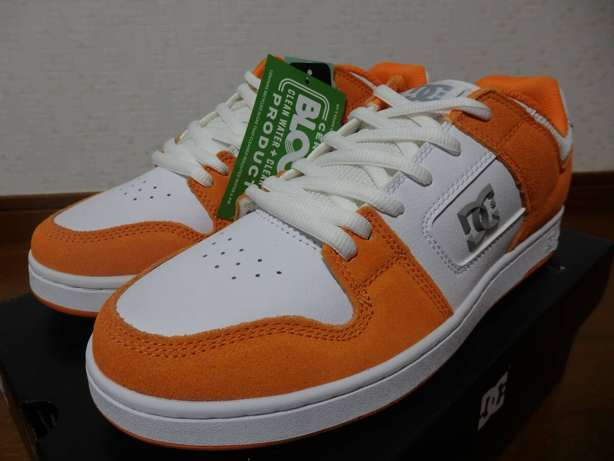 即決☆レア！限定！♪新品未使用 DC SHOES ＤＣシューズ スニーカー マンテカ ４ MANTECA 4 S M SHOE 29.0cm ホワイト オレンジ_画像3